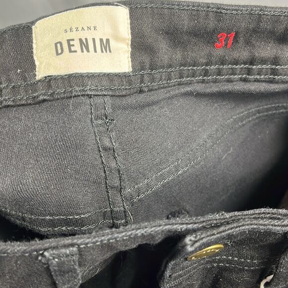 NWT‎ Sezane Le Slim Parfait Black Noir Jean. - Picture 6 of 9